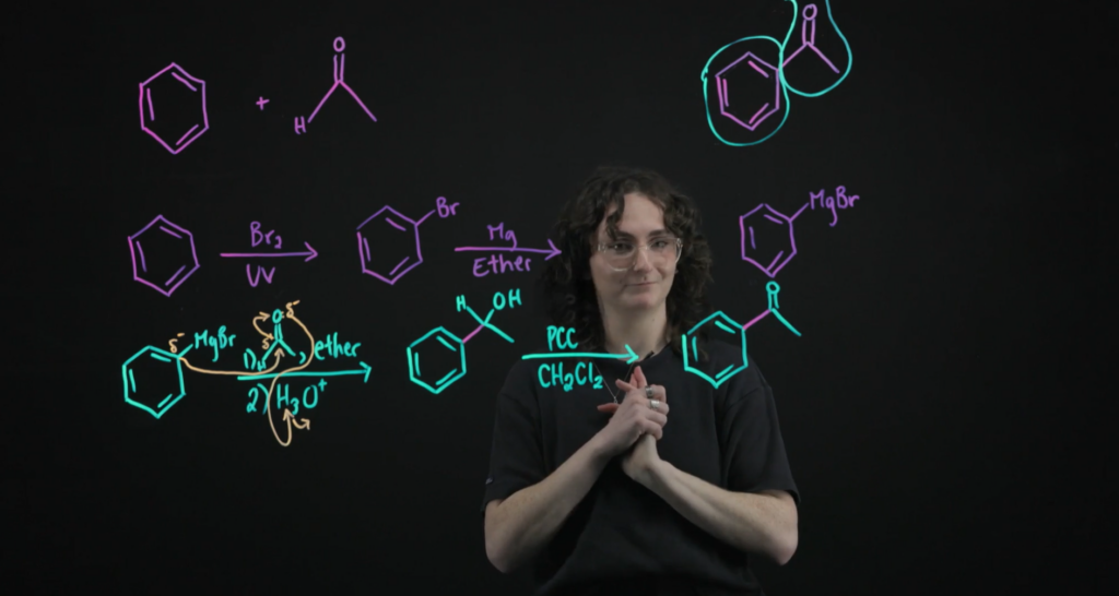 Andrea Deis finishing exercise.